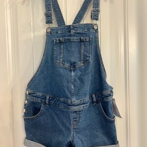 Maternity Denim Overalls
